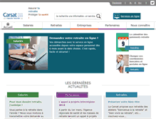 Tablet Screenshot of carsat-lr.fr